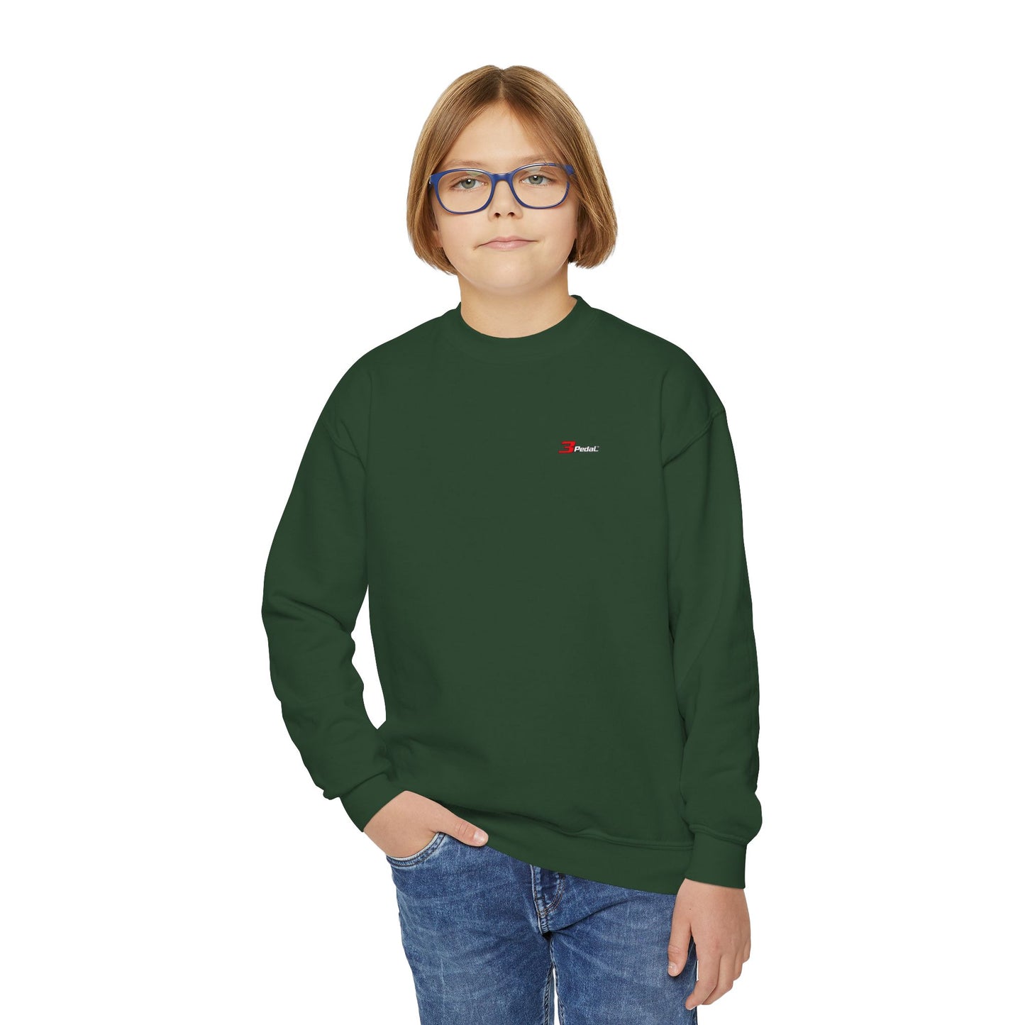 Youth Sweatshirt — 'Garage Girls' Retro Auto Club Crewneck