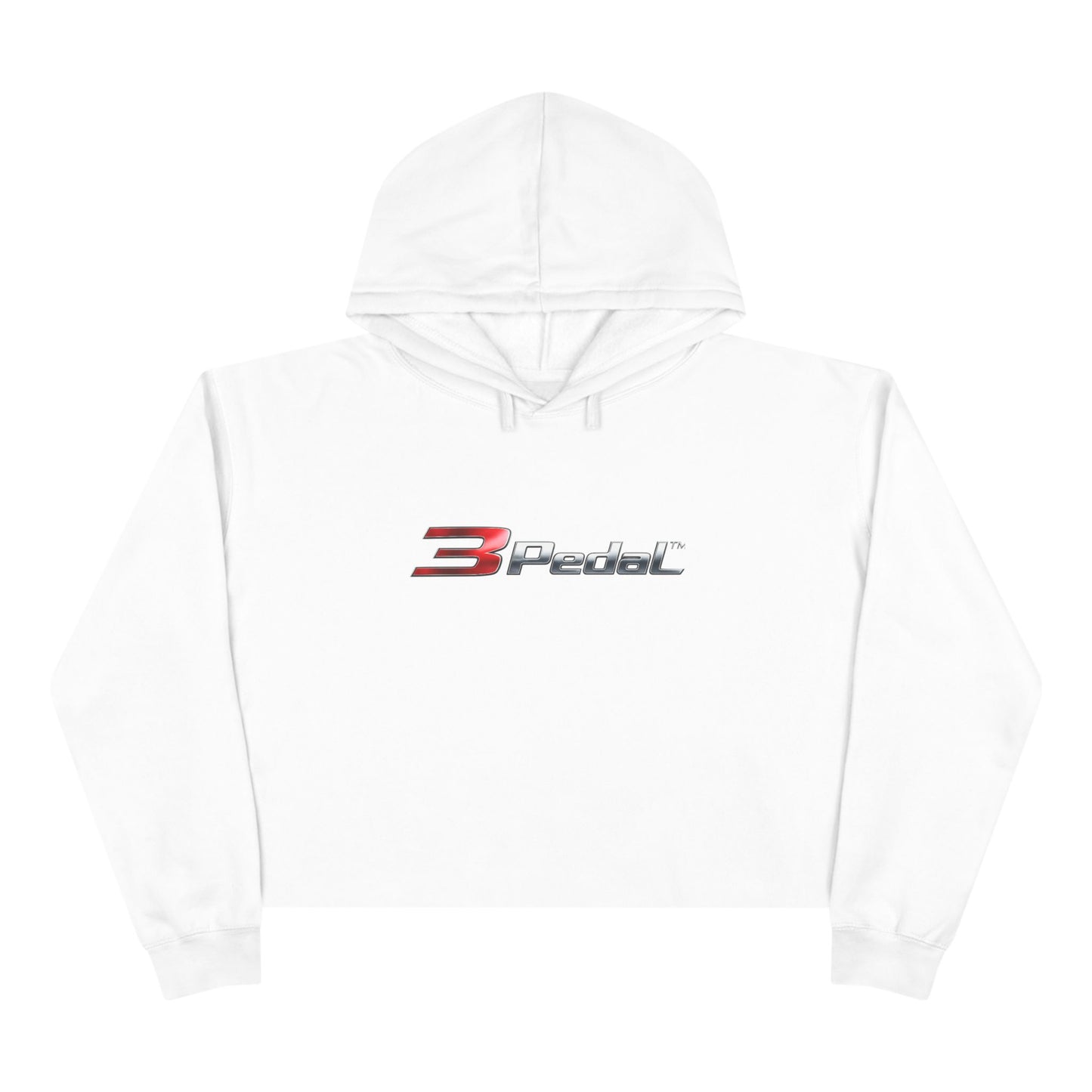 🖤 3Pedal™ Crop Hoodie — Racing Division Women’s Cropped Sweatshirt