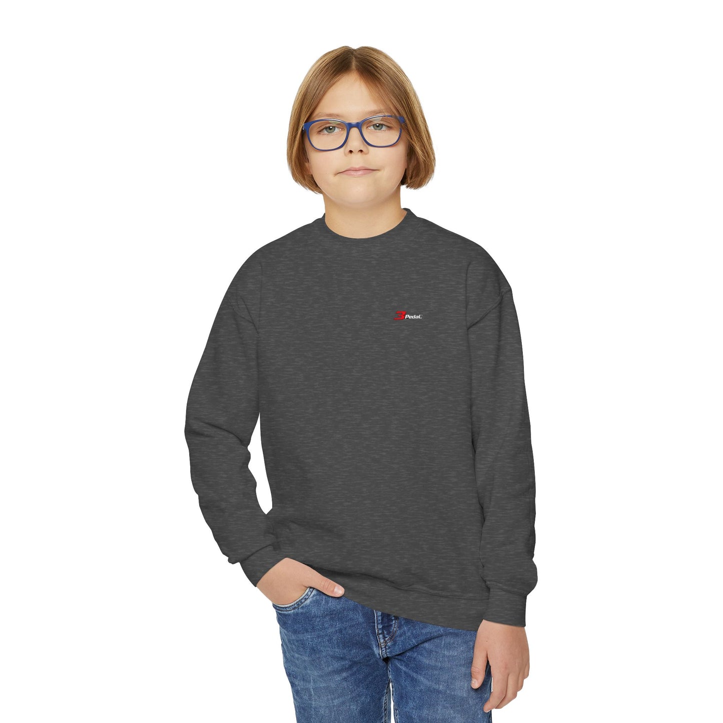 Youth Sweatshirt — 'Garage Girls' Retro Auto Club Crewneck