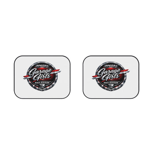 Garage Girls Race Division Rear Car Mats (Pair) — Automotive Floor Mats