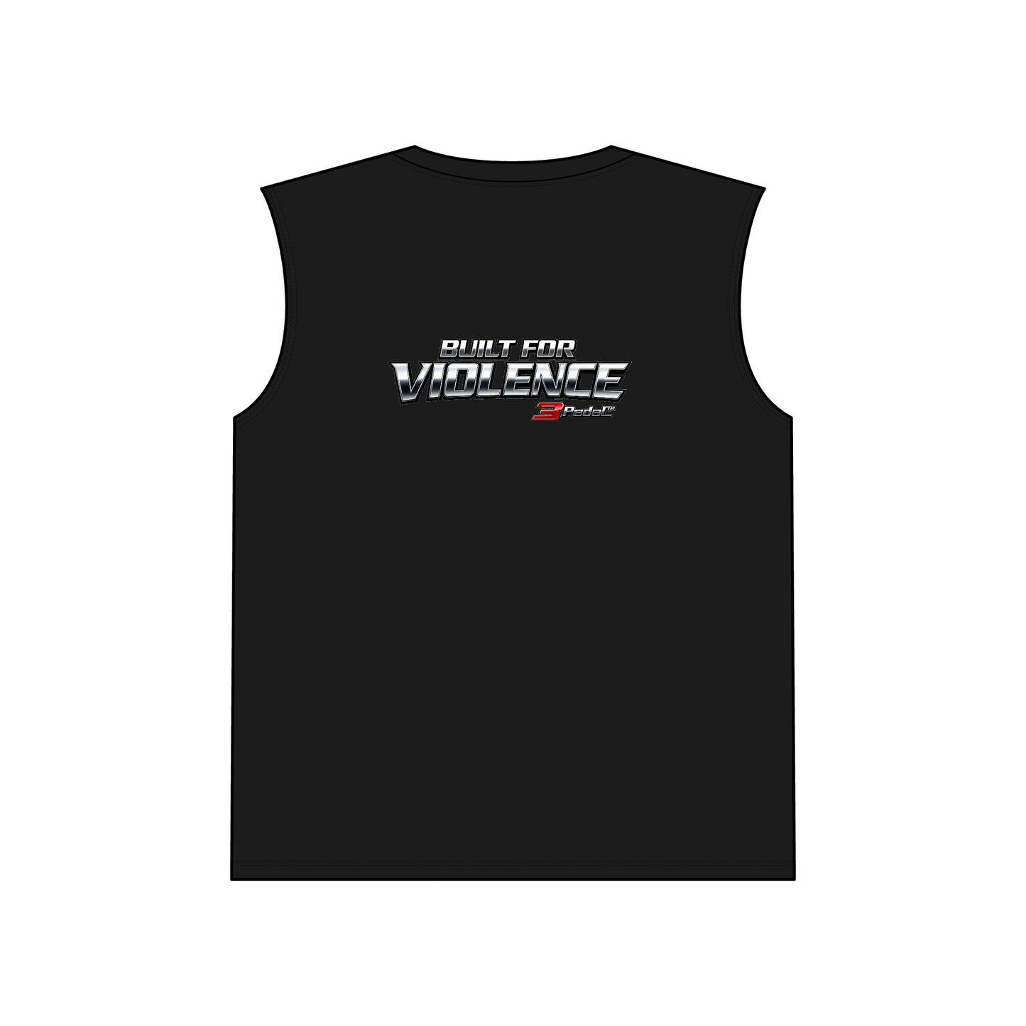 3Pedal™ Blackout Sleeveless Tee – Manual Transmission Car Enthusiast Muscle Shirt