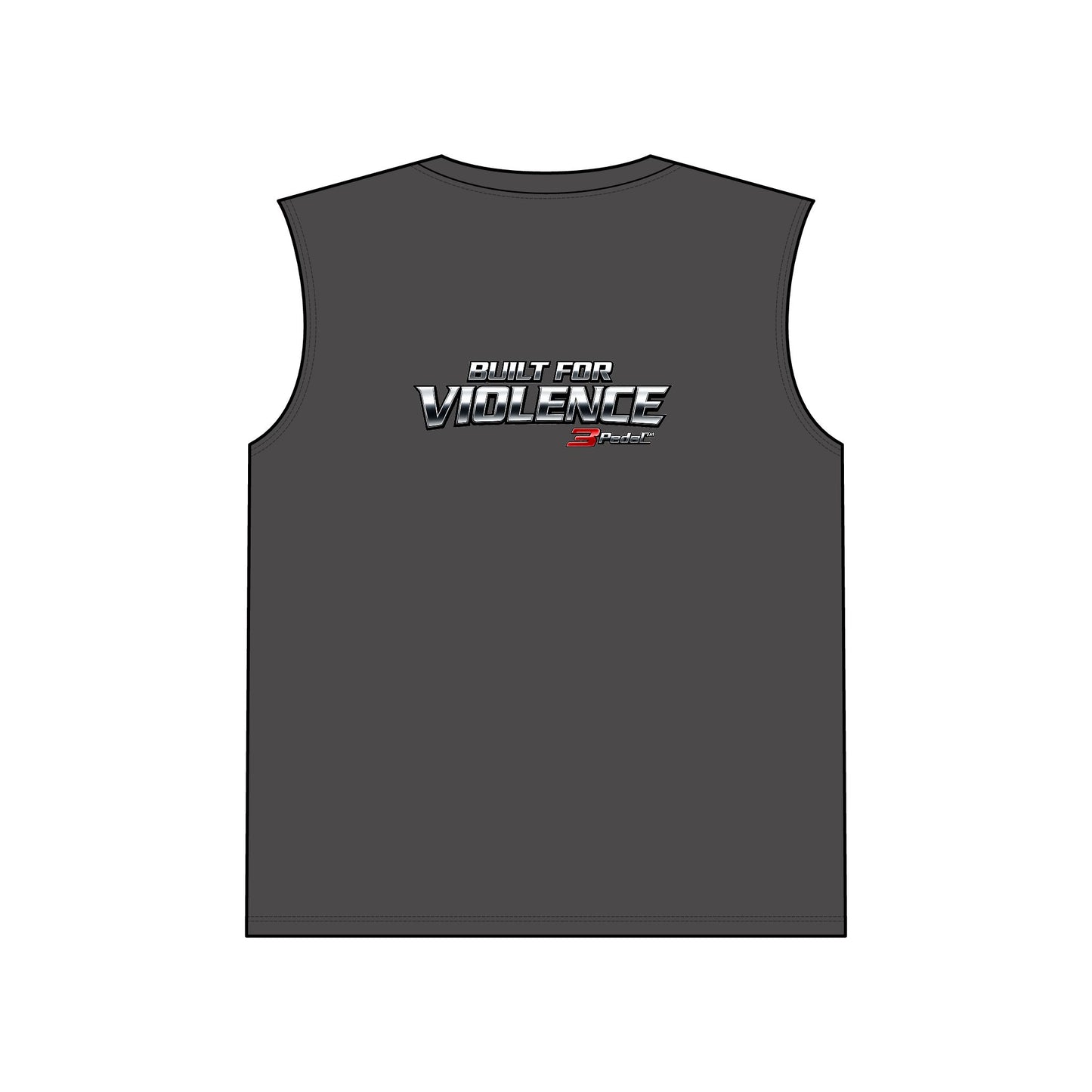 3Pedal™ Blackout Sleeveless Tee – Manual Transmission Car Enthusiast Muscle Shirt