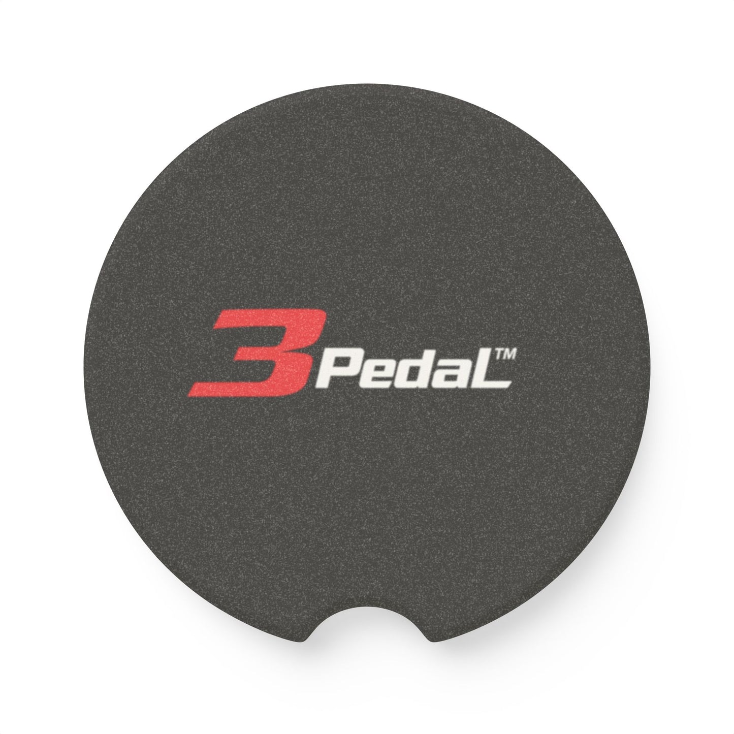 3Pedal Soapstone Car Coaster — Round Absorbent Cup Holder Insert