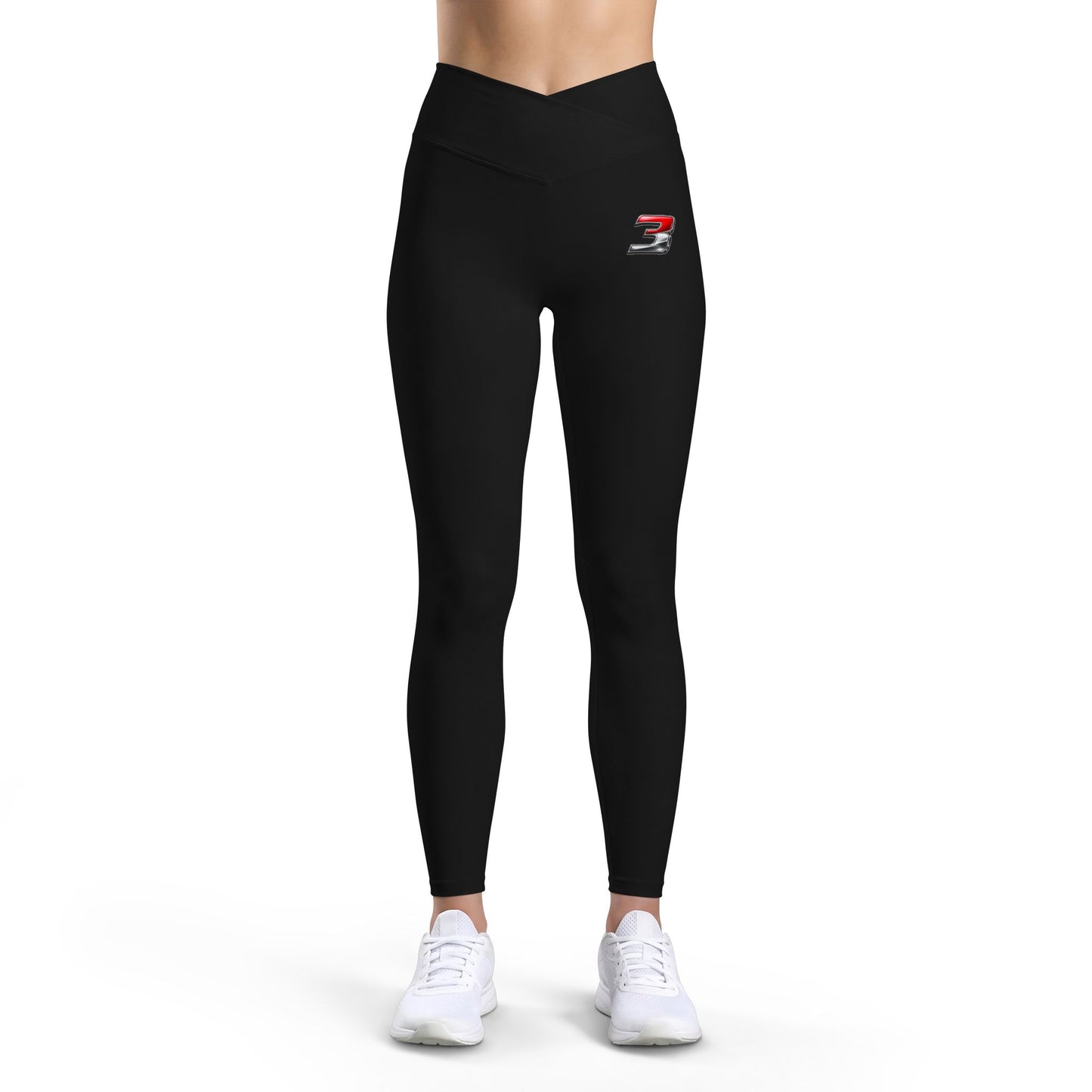 3Pedal™ Luxe Performance Leggings – High‑Waist Cross‑Front