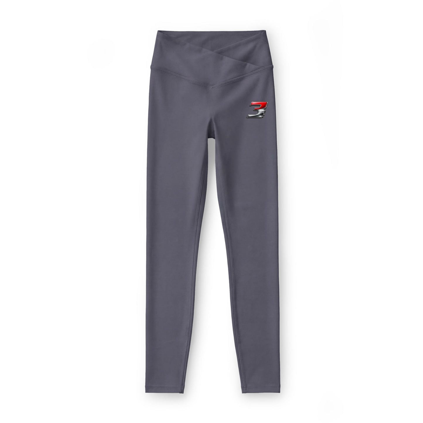 Women’s High‑Rise V‑Waist Leggings — 3Pedal Female Racer Edition | Car Girl Activewear