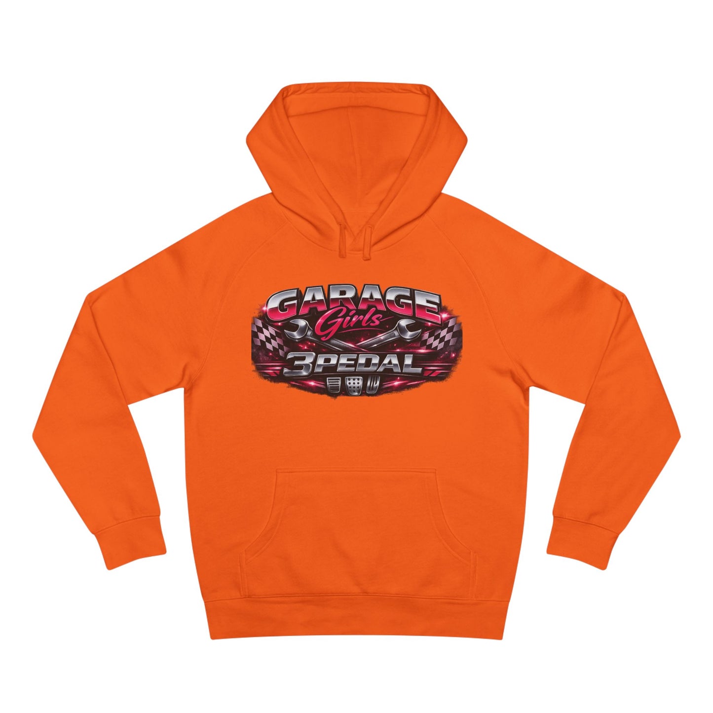 Garage Girls Hoodie — Racing Car Graphic Pullover (3Pedal)
