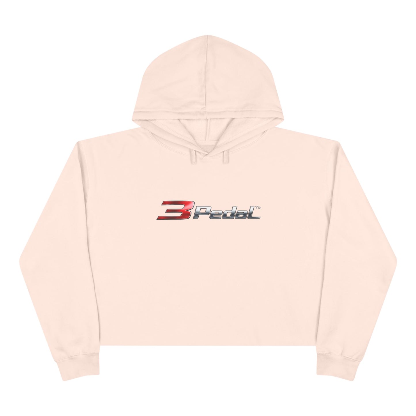 🖤 3Pedal™ Crop Hoodie — Racing Division Women’s Cropped Sweatshirt