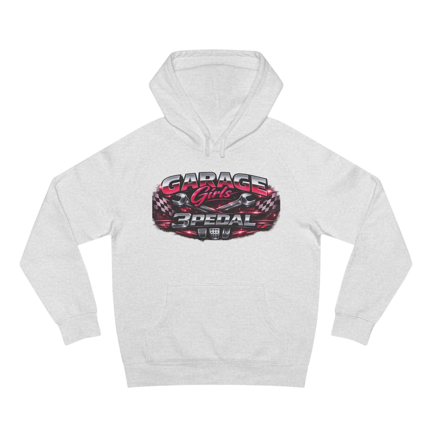 Garage Girls Hoodie — Racing Car Graphic Pullover (3Pedal)