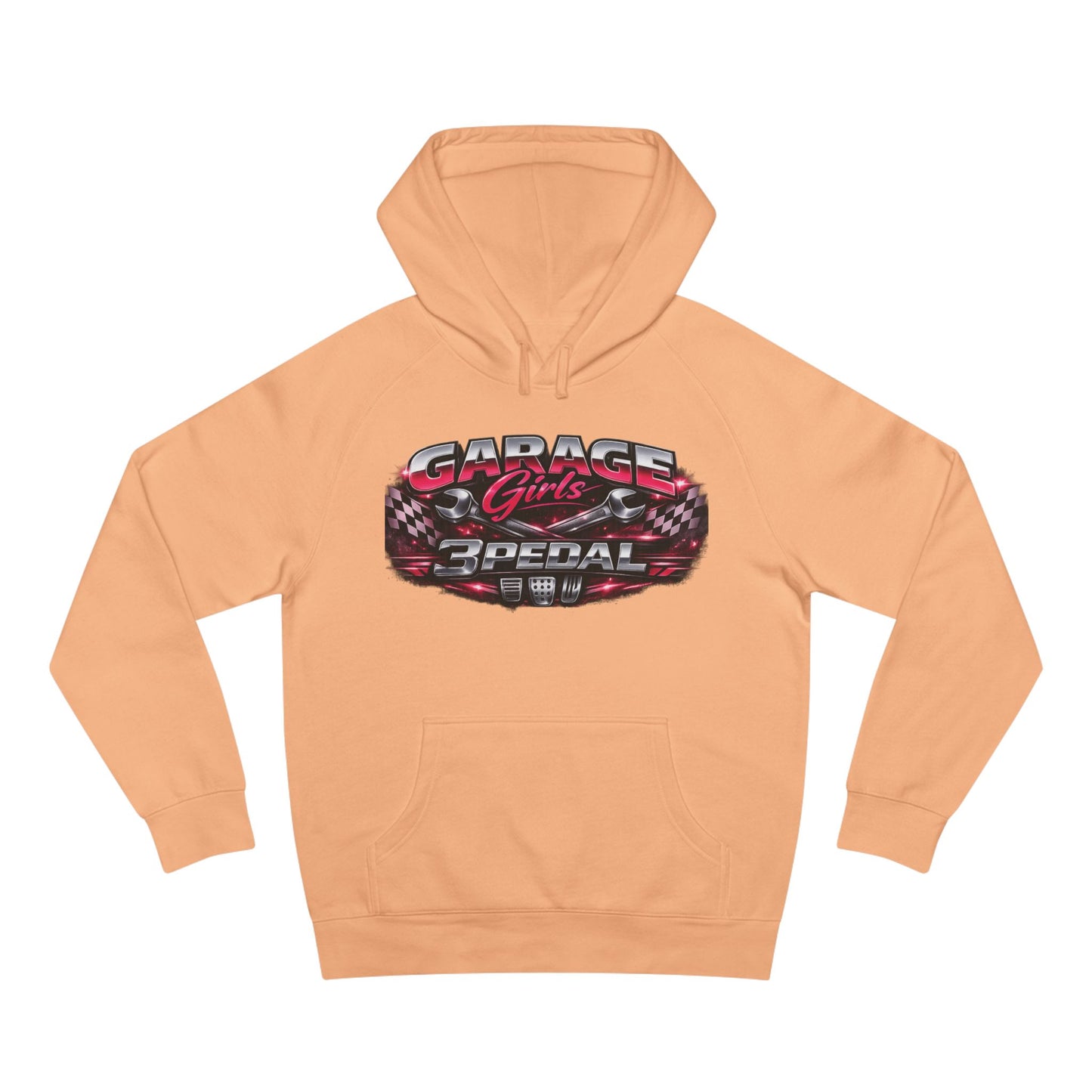 Garage Girls Hoodie — Racing Car Graphic Pullover (3Pedal)