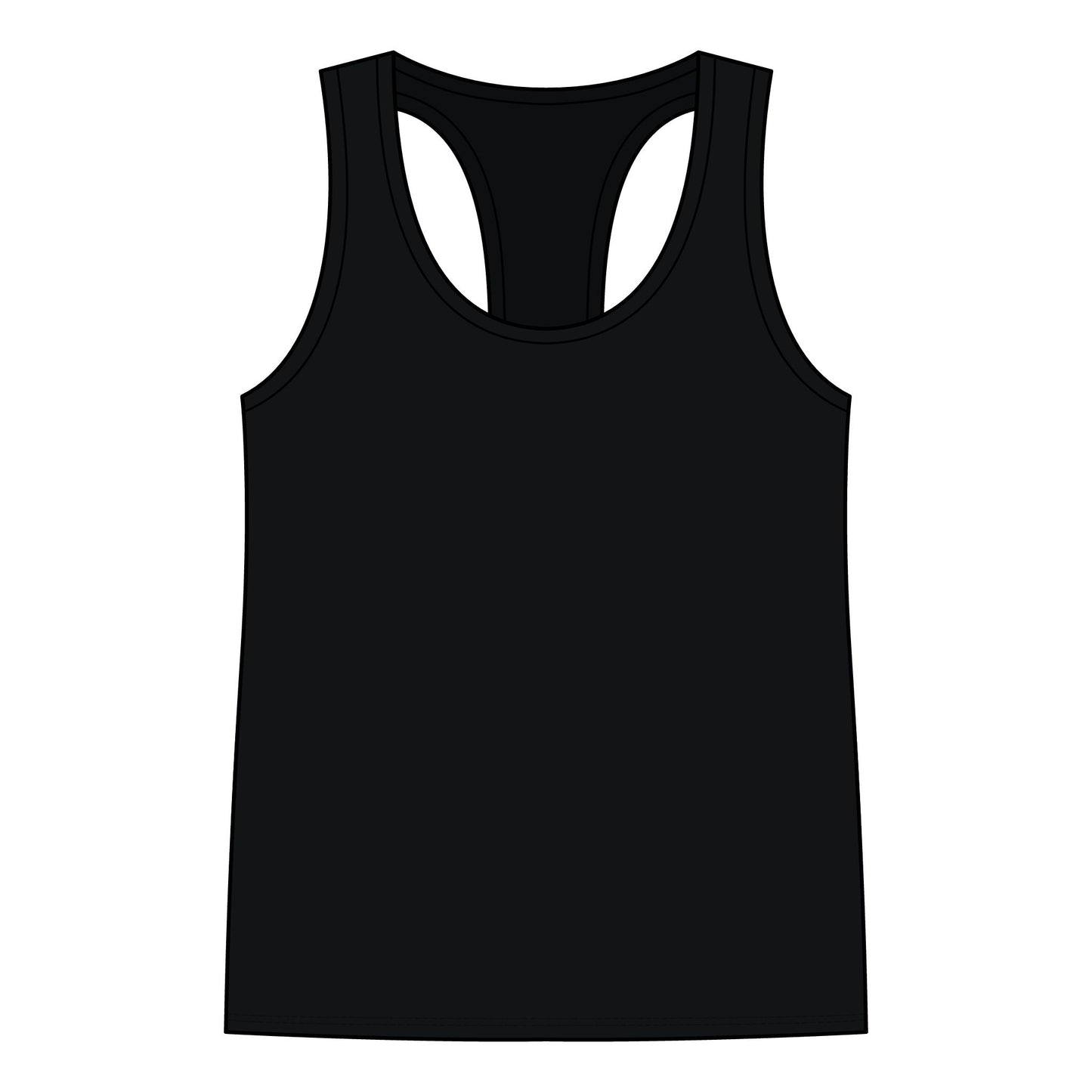 Garage Girls Race Division Racerback Tank — Women's Racing Muscle Car Tank Top