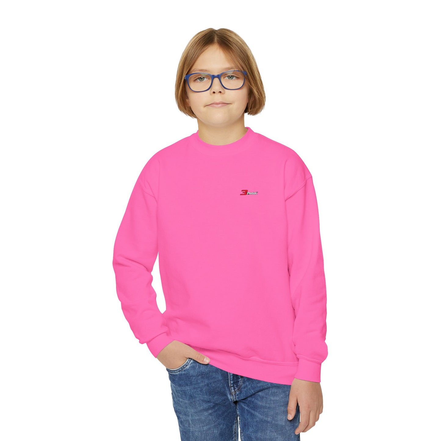 Youth Sweatshirt — 'Garage Girls' Retro Auto Club Crewneck