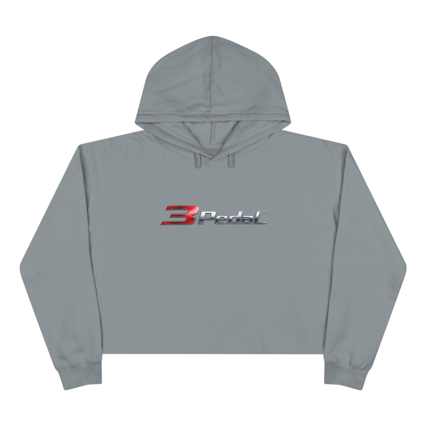 🖤 3Pedal™ Crop Hoodie — Racing Division Women’s Cropped Sweatshirt