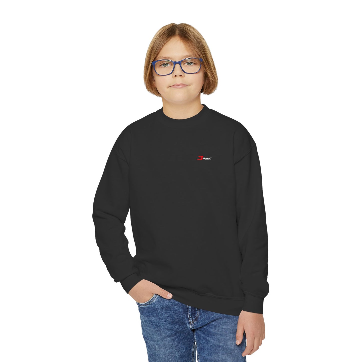 Youth Sweatshirt — 'Garage Girls' Retro Auto Club Crewneck