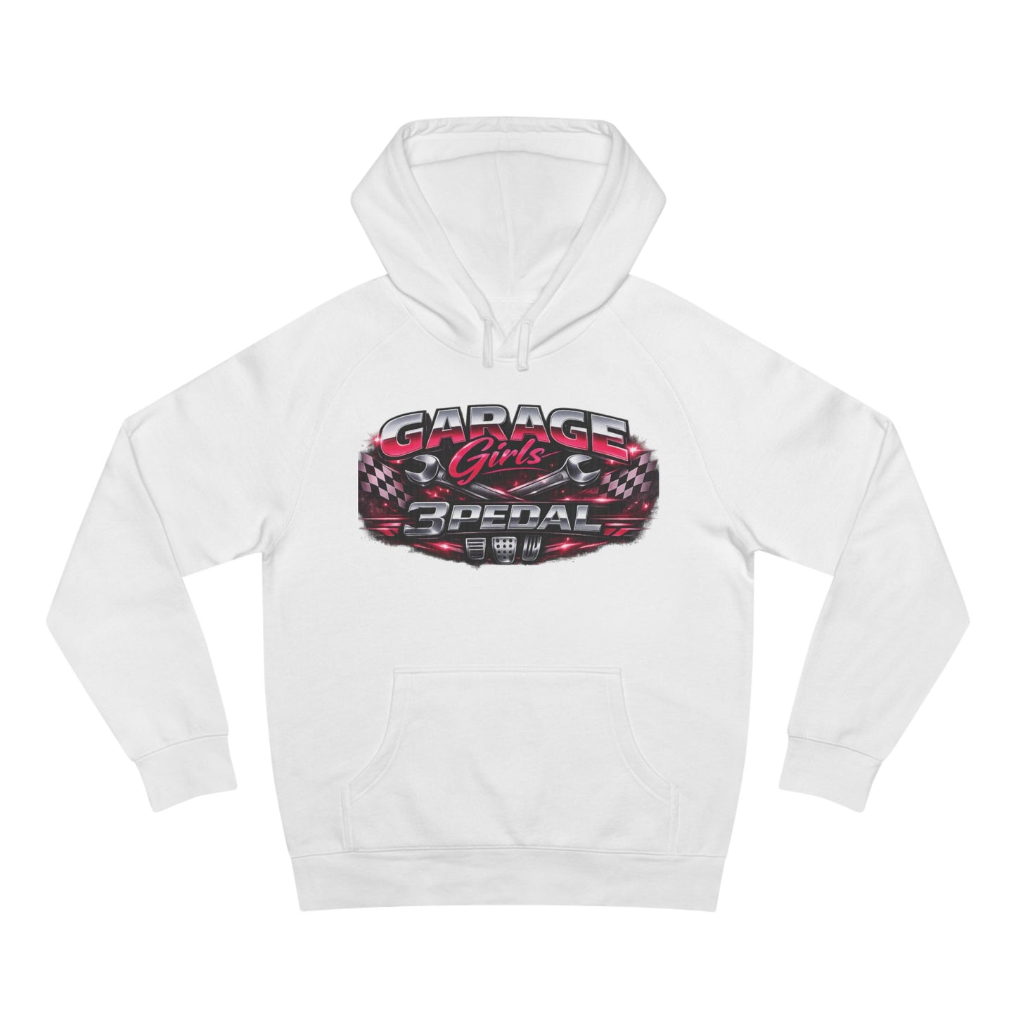 Garage Girls Hoodie — Racing Car Graphic Pullover (3Pedal)