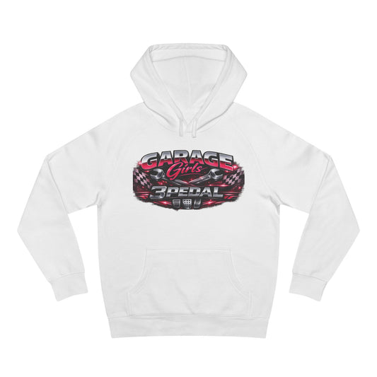 Garage Girls Hoodie — Racing Car Graphic Pullover (3Pedal)