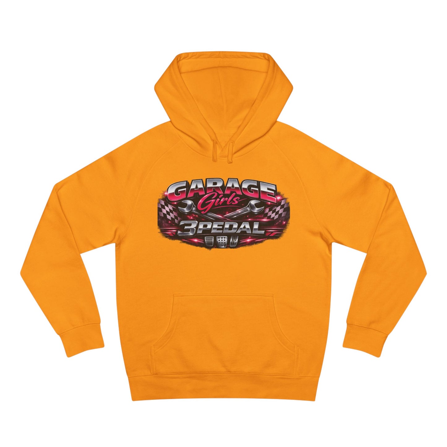 Garage Girls Hoodie — Racing Car Graphic Pullover (3Pedal)