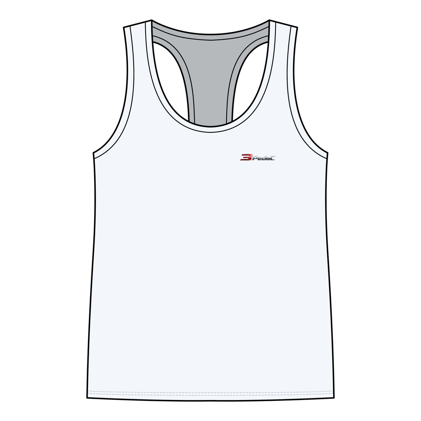 Garage Girls Race Division Racerback Tank — Women's Racing Muscle Car Tank Top