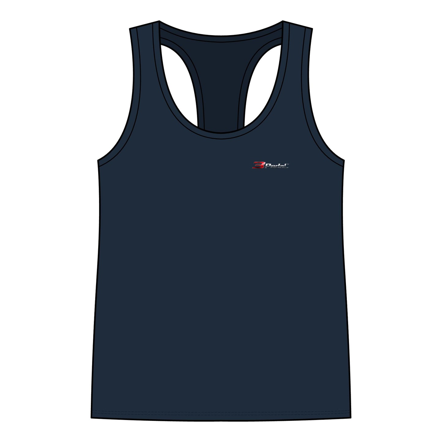Garage Girls Race Division Racerback Tank — Women's Racing Muscle Car Tank Top