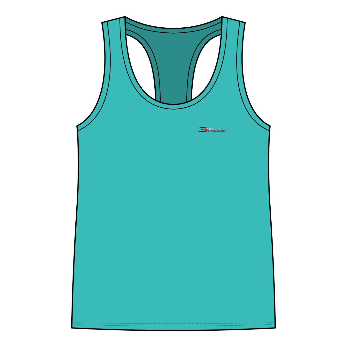 Garage Girls Race Division Racerback Tank — Women's Racing Muscle Car Tank Top