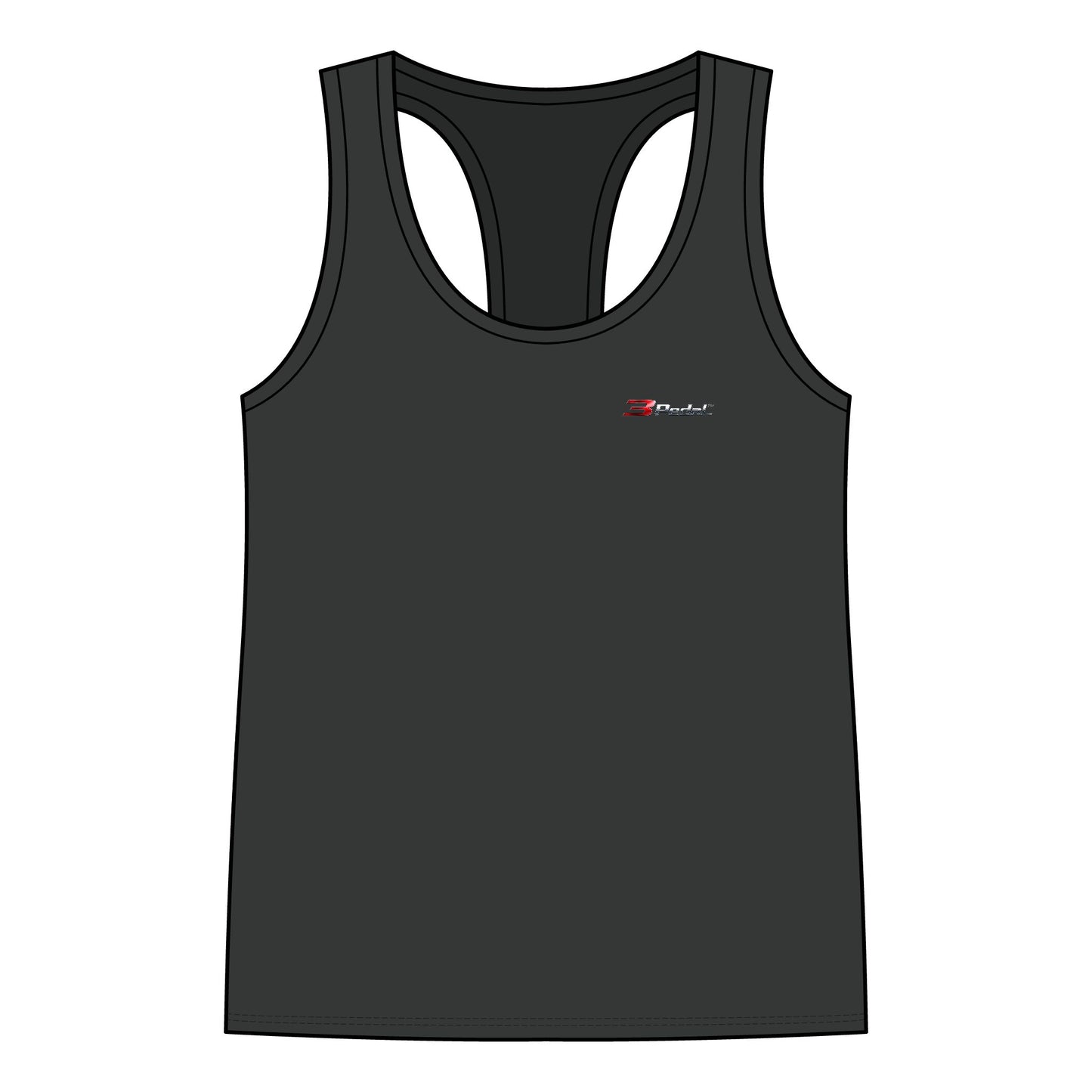 Garage Girls Race Division Racerback Tank — Women's Racing Muscle Car Tank Top