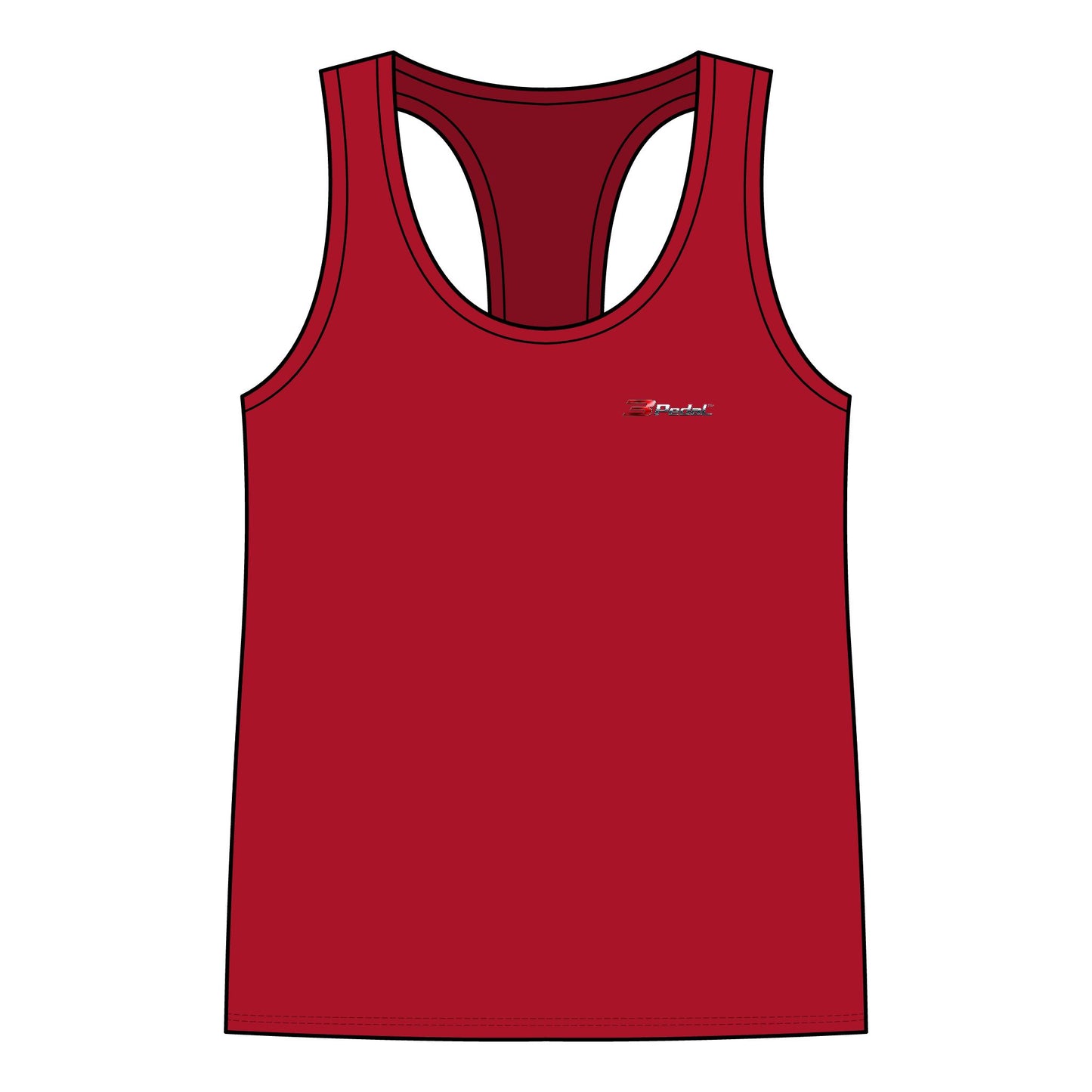 Garage Girls Race Division Racerback Tank — Women's Racing Muscle Car Tank Top