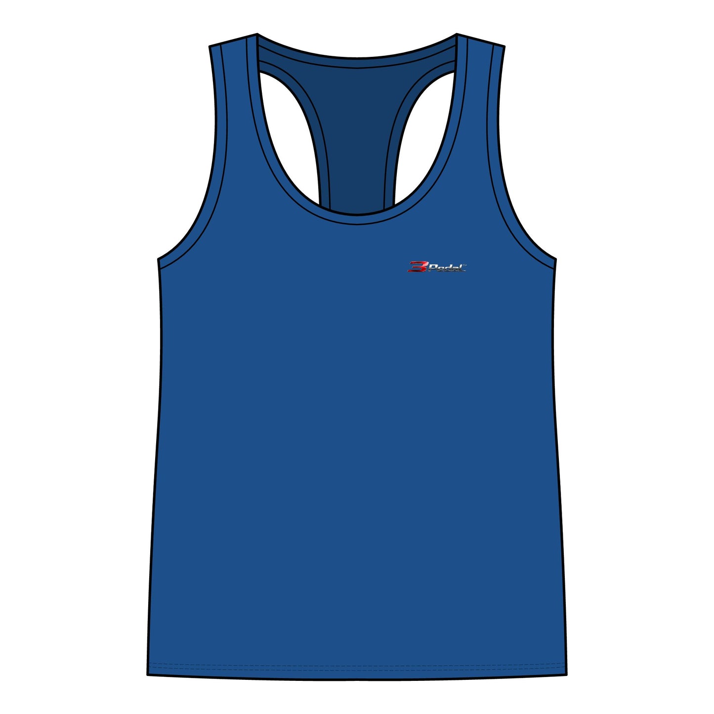 Garage Girls Race Division Racerback Tank — Women's Racing Muscle Car Tank Top