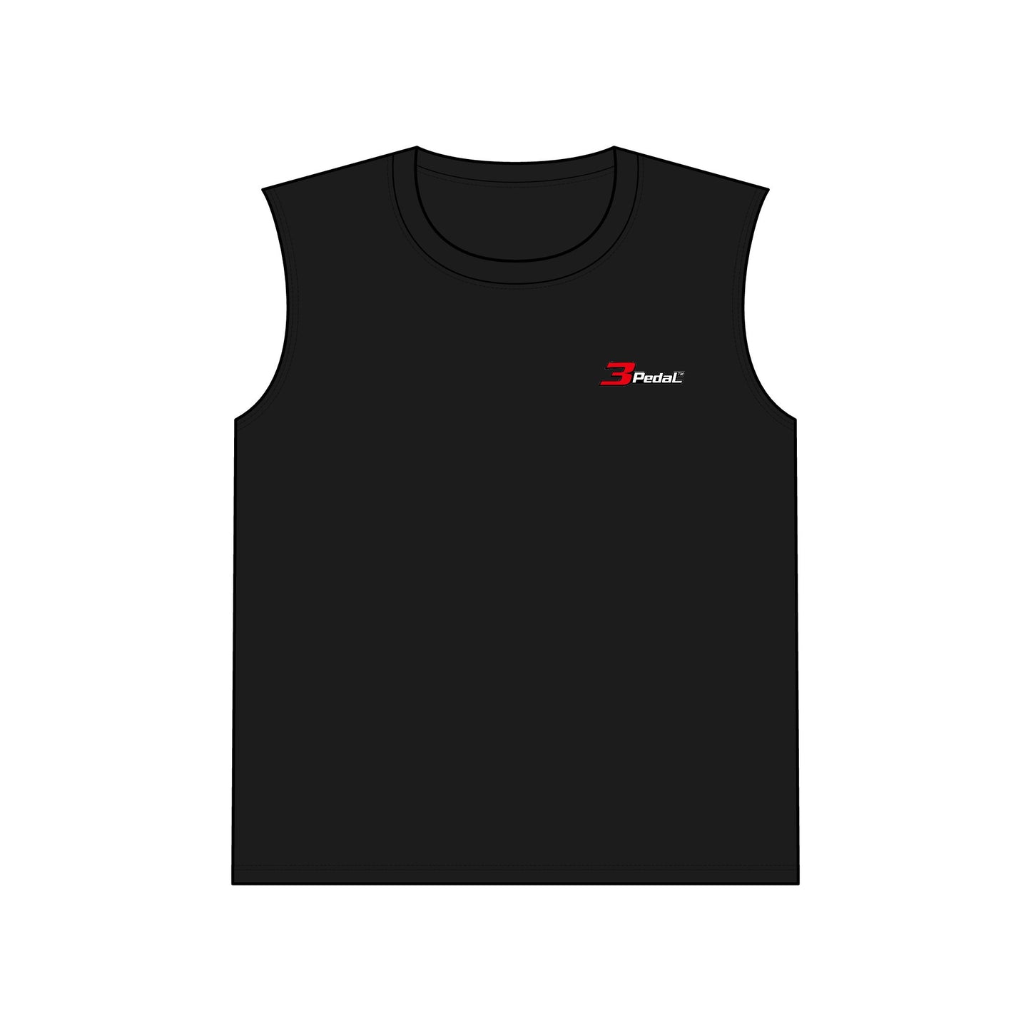 Sleeveless Tee — "3Pedal Garage Division" Muscle Shirt with "99 Problems and Gas Money Ain't One" Car Racing Design