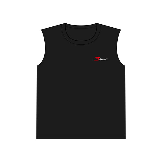Sleeveless Tee — "3Pedal Garage Division" Muscle Shirt with "99 Problems and Gas Money Ain't One" Car Racing Design
