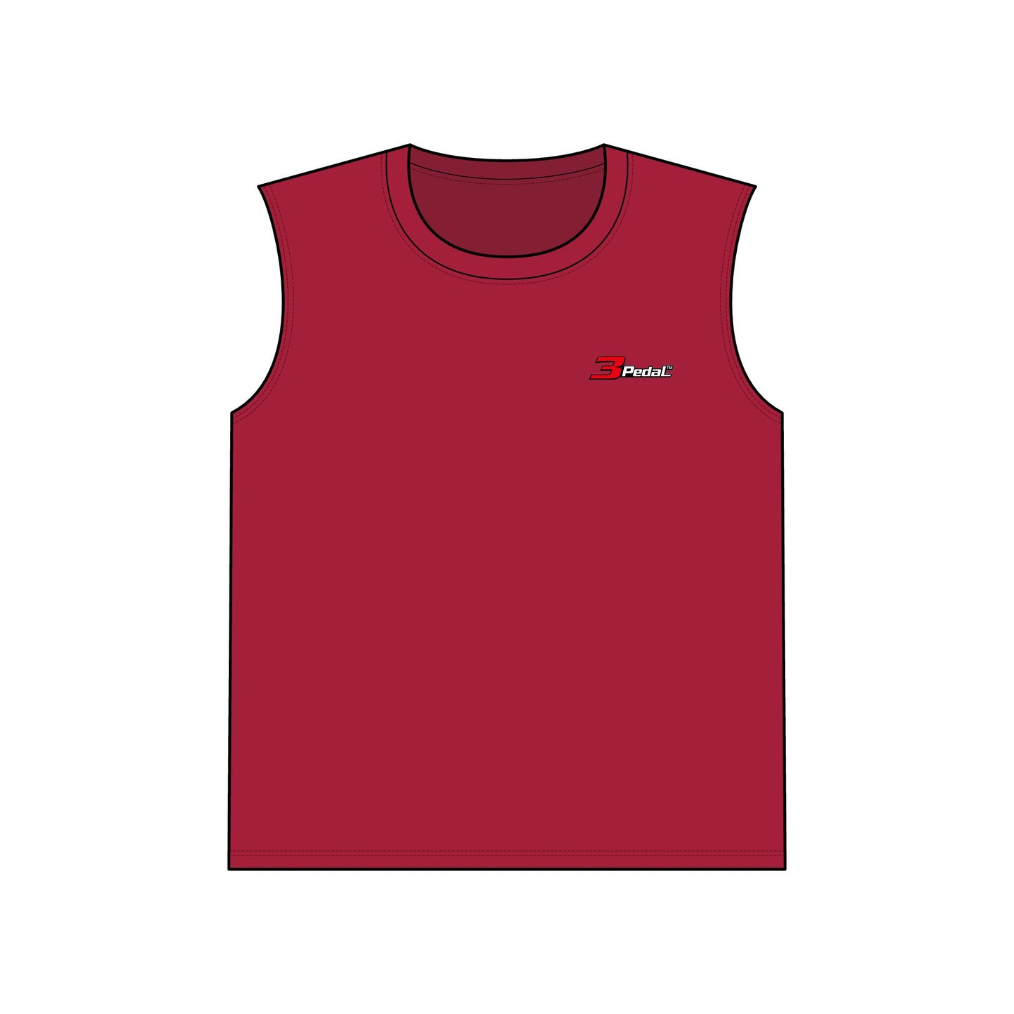 Sleeveless Tee — "3Pedal Garage Division" Muscle Shirt with "99 Problems and Gas Money Ain't One" Car Racing Design