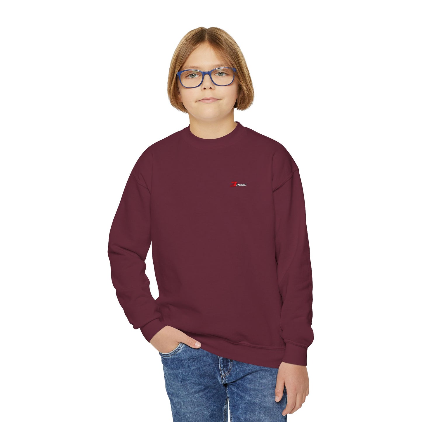 Youth Sweatshirt — 'Garage Girls' Retro Auto Club Crewneck